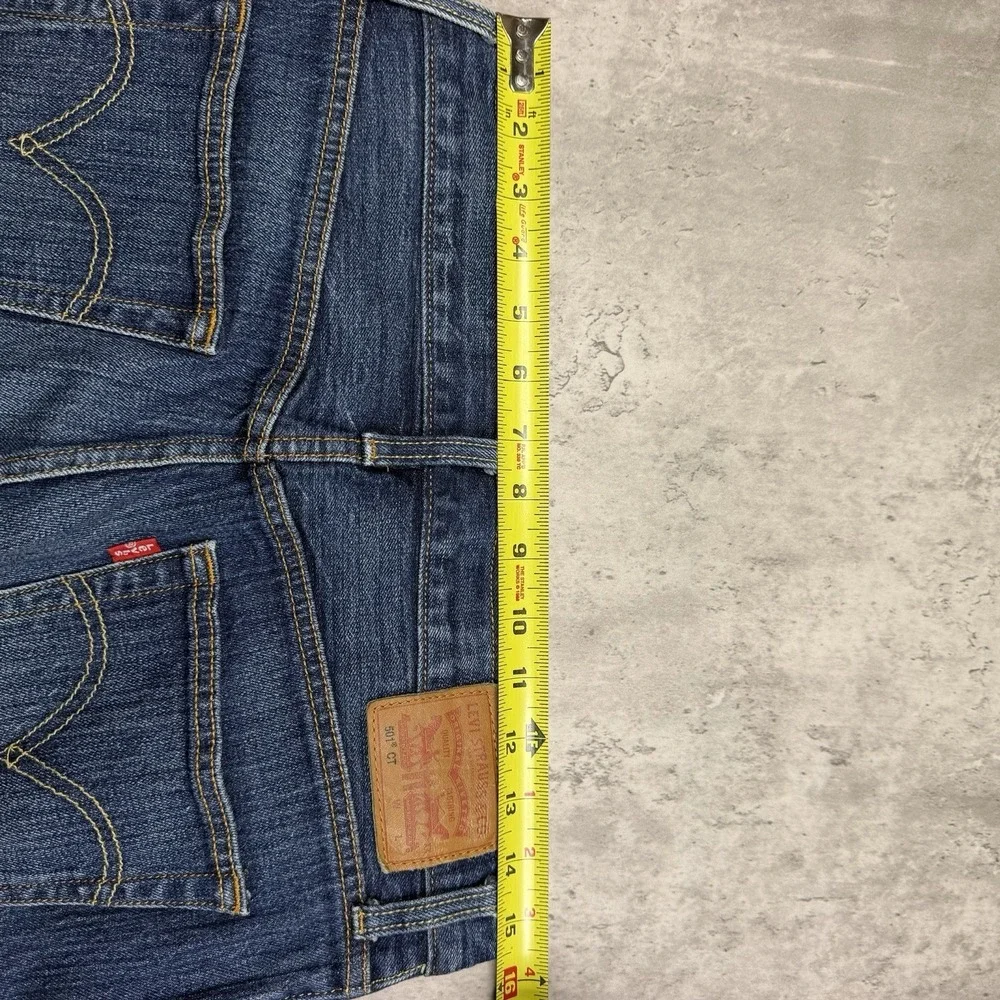 Levis 501 CT Customized Tapered Jeans 31x28 Dark Wash Mens Denim